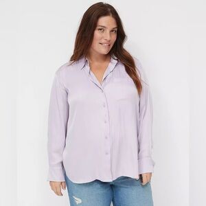 Lane Bryant Girlfriend Button Up shirt